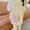 Simulated Pearl Chain Handbag Children Shoulder Bag Outdoor Trendy Crossbody Bag