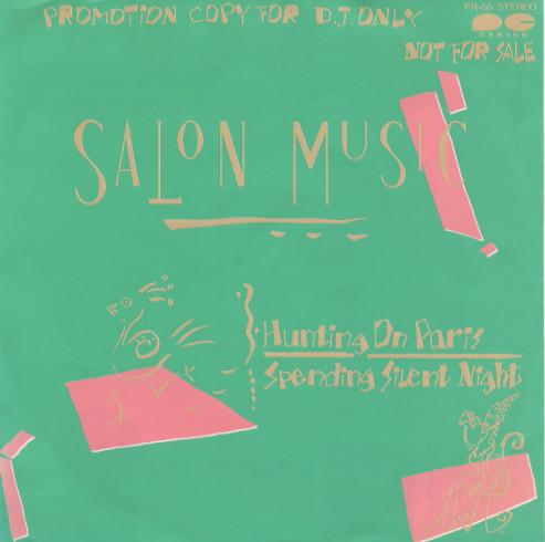 

7inch Record SALON MUSIC Hunting On Paris PR58 CANYON 1983 Japan Japanese PopRock Used