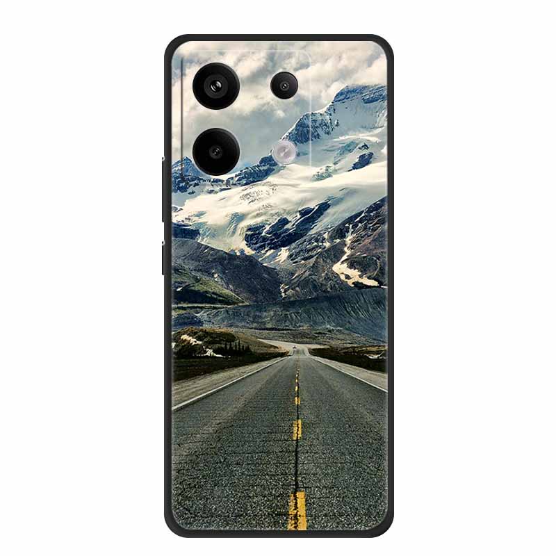 For Xiaomi Redmi Note 13 Pro 5G 4G Case Animals TPU Soft Silicone Back Cover Phone Cases for Redmi Note13 4G 5G Bumper Wolf Para