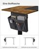 SONGMICS Height-adjustable electric desk, 60 x 140 x (72-120) cm, fully adjustable, spliced plate, memory function with 4 heights, loading protection