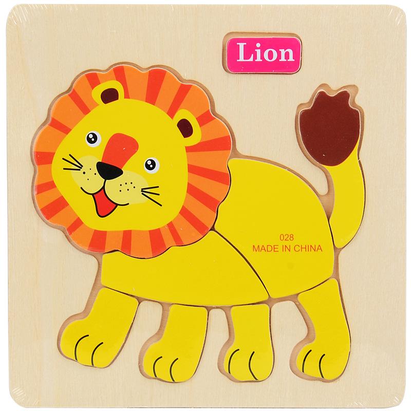 Sale 9 Slice Kids Puzzle Toy Animals And Vehicle Wooden Puzzles Jigsaw Educational Baby Learning Toys For Children Gift