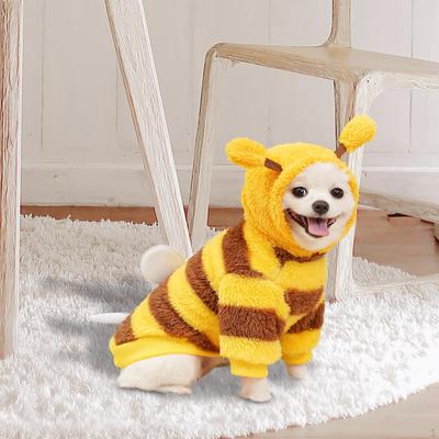 Bee-Themed Costume for Pets, Fun Outfit Halloween Celebrations