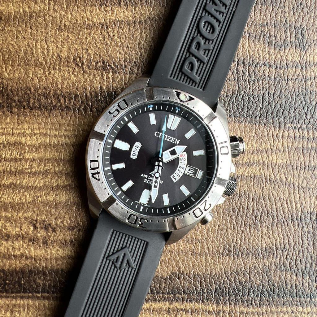 Used CITIZEN Citizen PROMASTER Eco Drive Radio Solar Operating Product PMD56-3083 Men's Watch