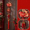 Fu Word Spring Festival Pendant Wind Chimes New Year Decorations Fashion Good Luck Ornaments  Home