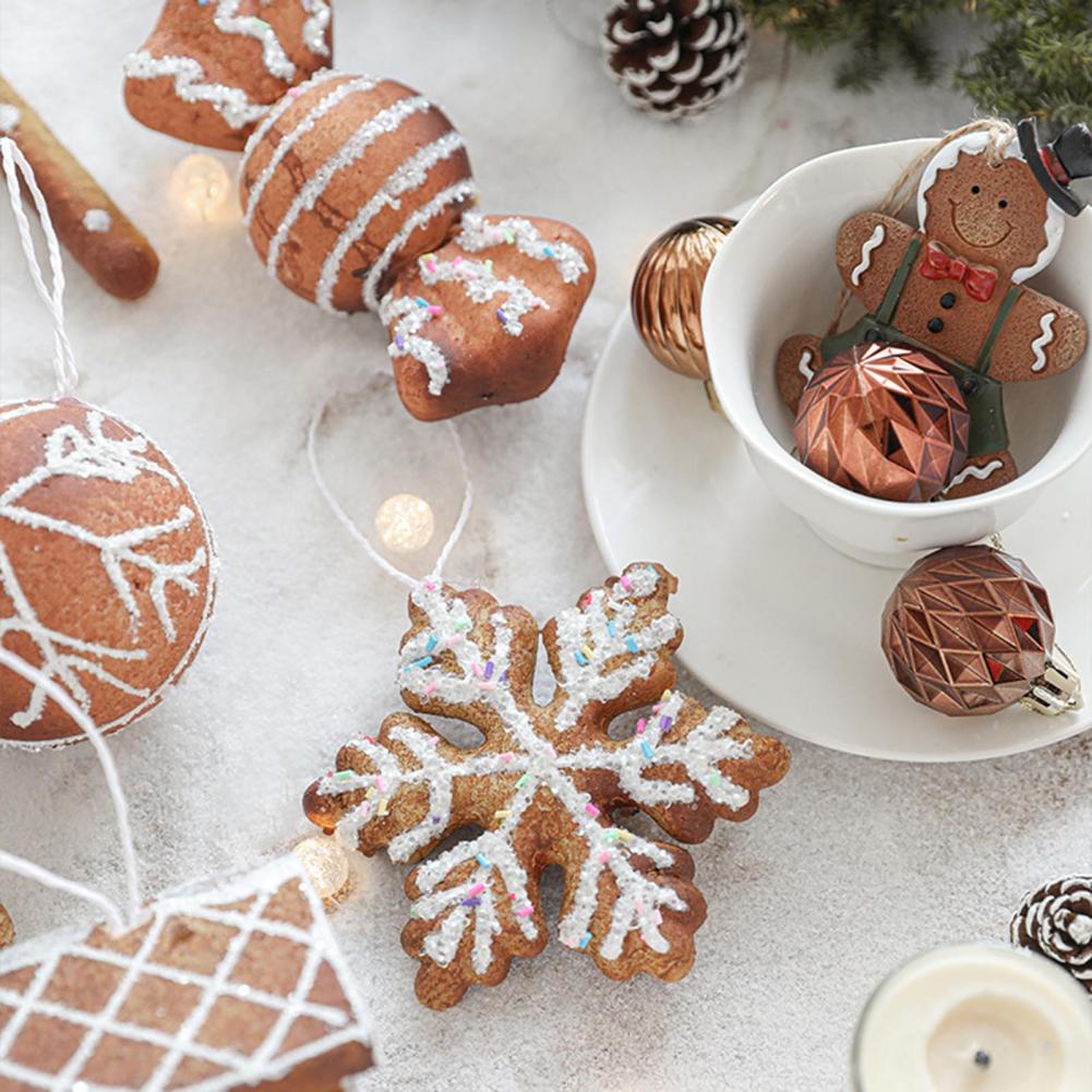 Multi-size Christmas Ornaments High-precision Molds Festive 3d Foam Christmas Ornaments for Xmas Tree Gingerbread for Holiday