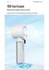 Portable Silent Handheld Fan with Digital Display and Long Battery Life for Outdoor Summer Cooling