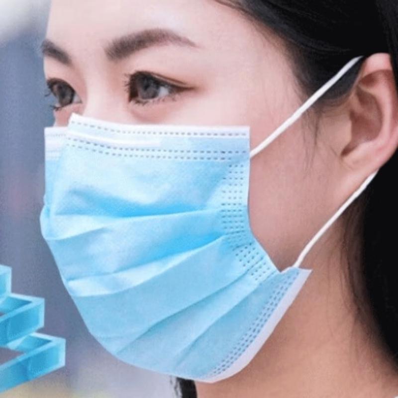 Miling Disposable 3-Ply Individually Wrapped Face Masks