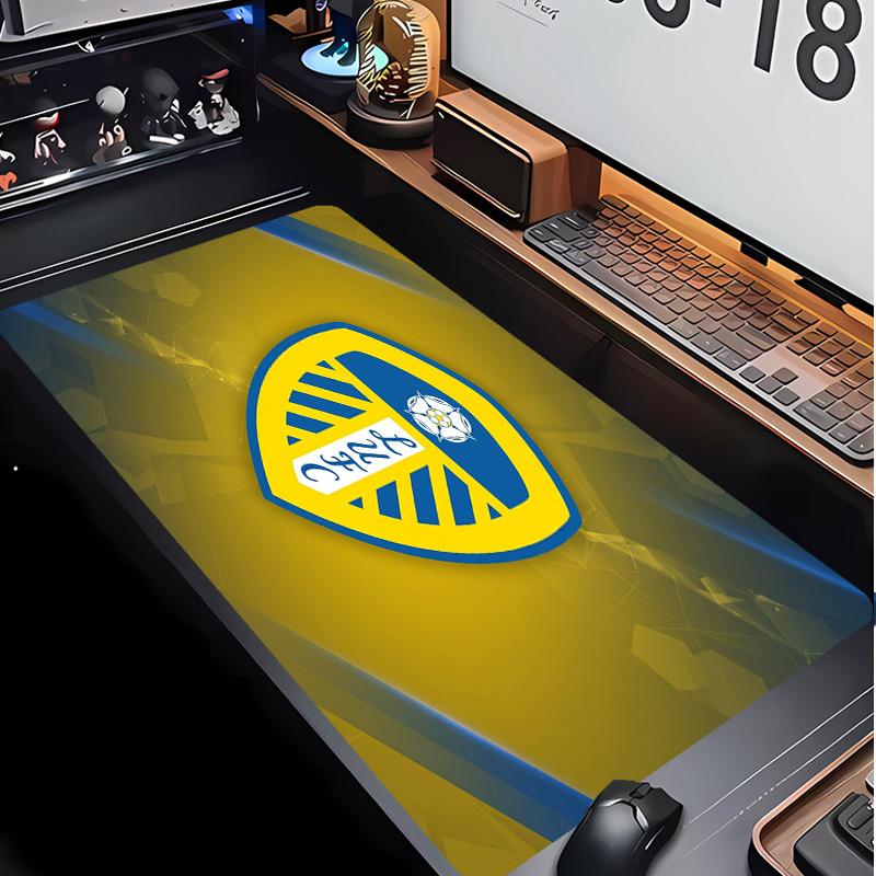 Leeds United Fußballmuster Mauspads Nicht?Rutschfestes Gummi-Basis Gaming-Mauspad Für Schreibtisch Büro Zuhause