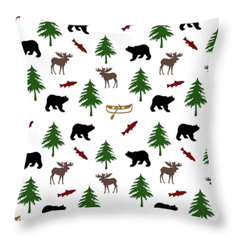 Lovely Panda Animal Print Cushion Cover Geometry Throw Pillow Case Sofa Home Decor Pillowcase