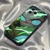 Custodia per Telefono My Hero Academia Deku Per iPhone 16,15,14,13,12,11,Pro,Max,Plus,X,XS,SE4,E,Mini,Custodia Nera Morbida