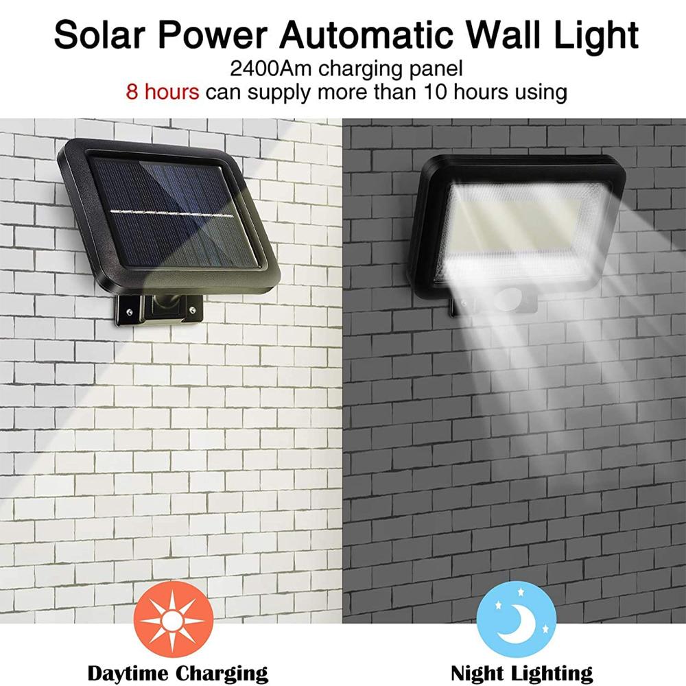 Solar Lights Outdoor Garden Wall Lamp Motion Sensor IP65 Waterproof Energy Saving Lamps for Outdoor Courtyard Street Porch Etc.