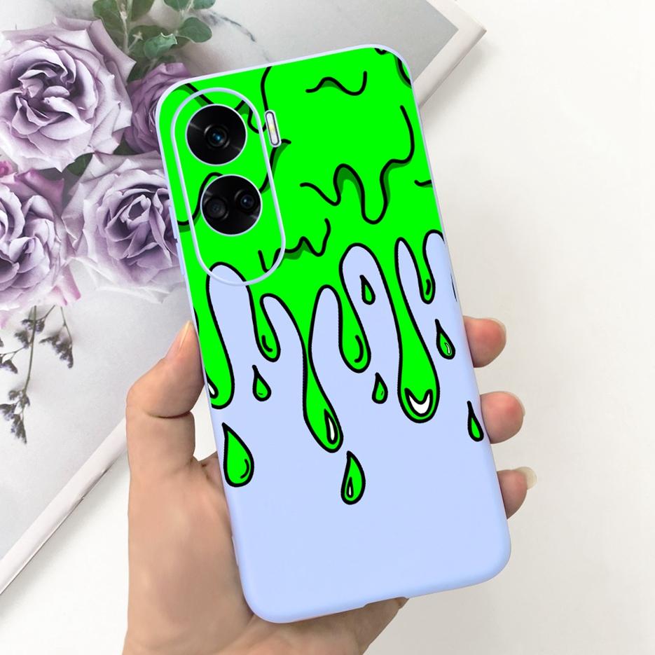 For Honor 90 Lite Case CRT-NX1 Cute Cartoon Cover Shockproof Soft Silicone Phone Case For Honor 90 Pro Honor90 Lite Fundas Coque