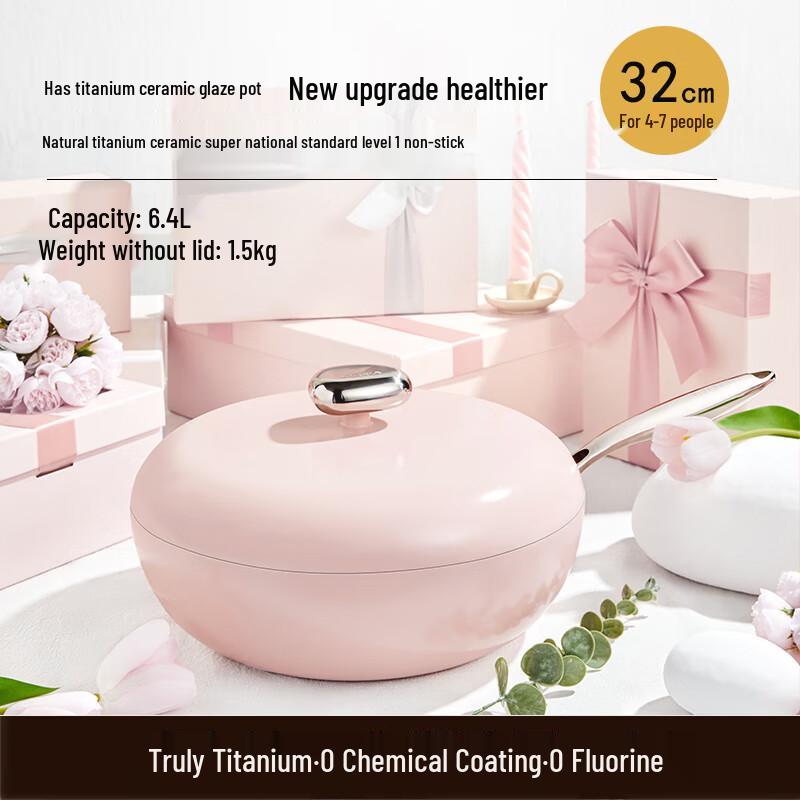 

Wenlunshan Titanium Alloy Non-stick Stir-fry Wok