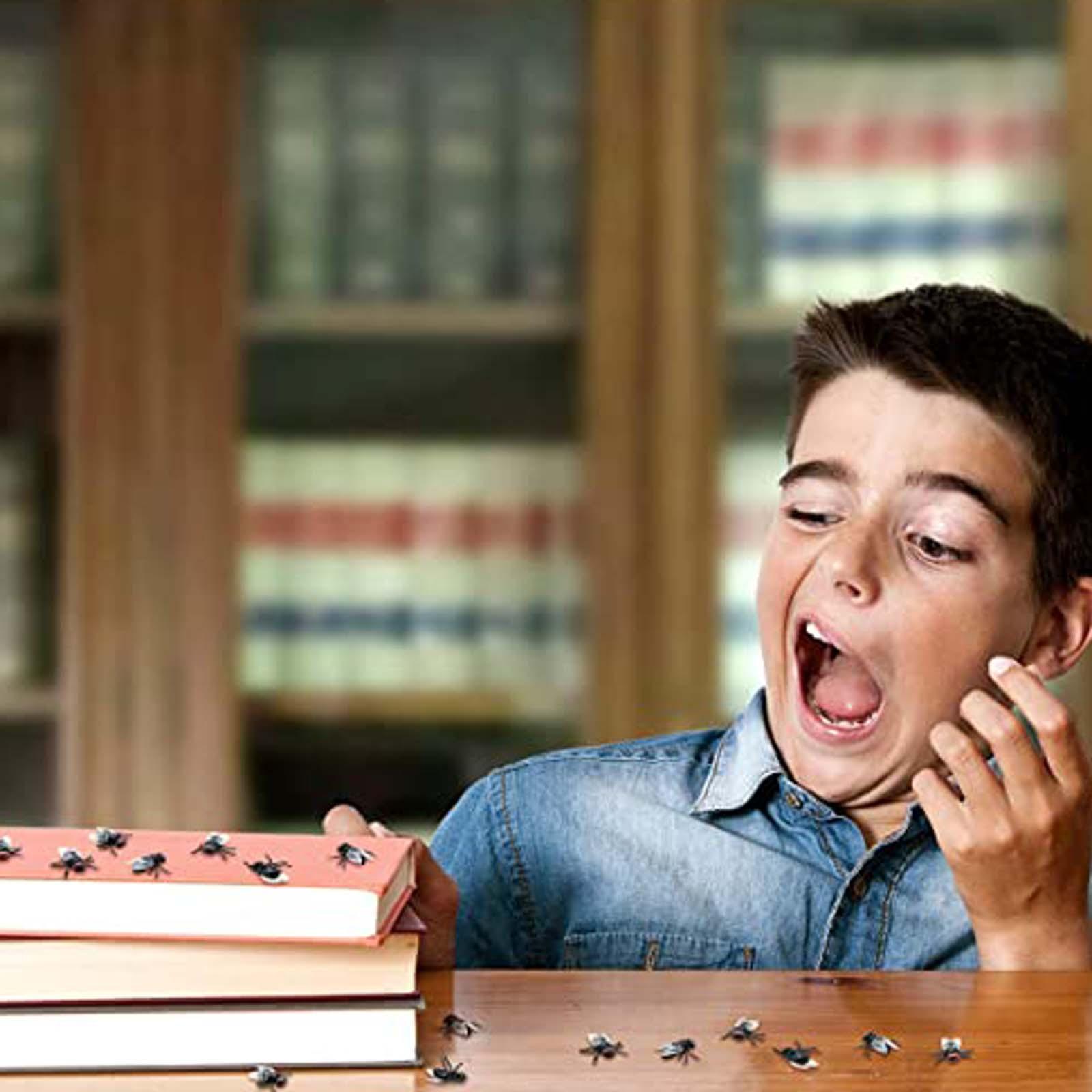 Пластиковые игрушки Поддельные мухи Поддельные пластиковые игрушки-мухи-насекомые — фото 8