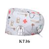 Fashionable Digital Printed Medical Hats for Women Men Breathable Soft Nursing Caps TOOTH Pet Clinic Surgical Scrubs Hat