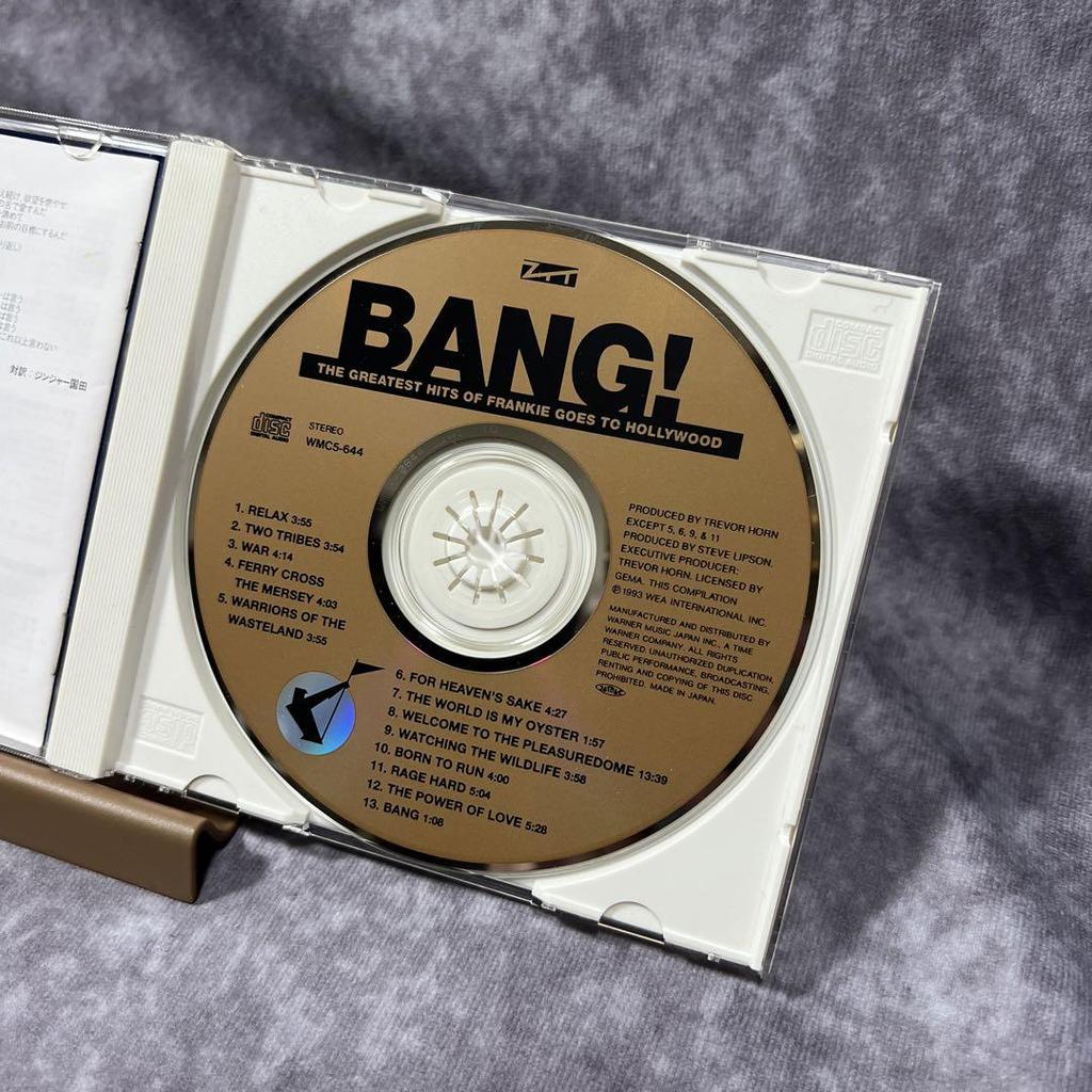 [USED] FRANKIE GOES TO HOLLYWOOD/BANG! Domestic edition