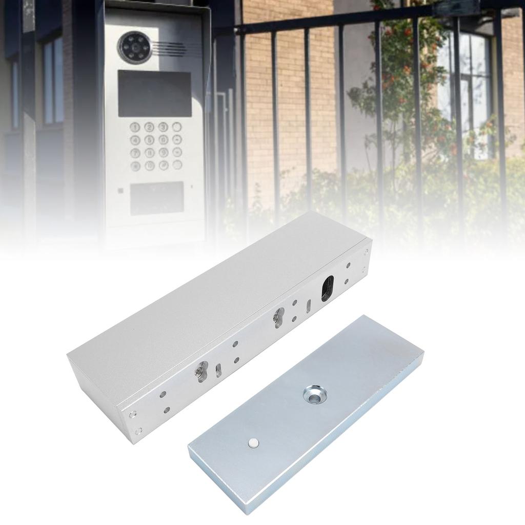 Electric Magnetic Lock 1200LBS Holding Force 12V Fail Safe NC Mode Electromagnet Lock Single Door Access Control System for Metal Wood Glass Doors
