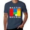 Master Builder Building Blocks Brick Builders Toys Tshirt Modern Style Print Tshirt