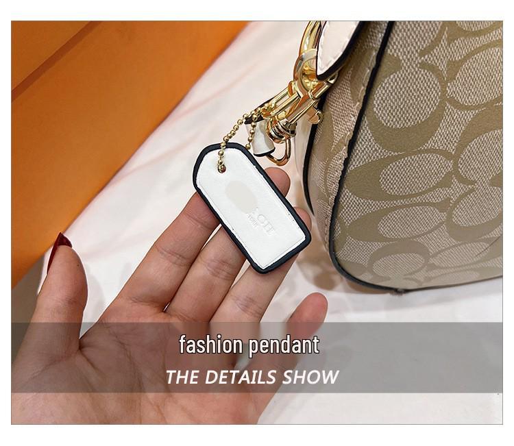 Dámská retro taška přes rameno s potiskem písmen pro rok 2025 – Trendy všestranná crossbody a podpažní kabelka