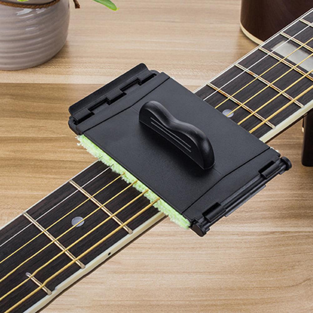 Electric Guitar Fingerboard Rub Ergonomic Guitar Rub Cleaning Tool Portable for Maintenance Care Guitar String