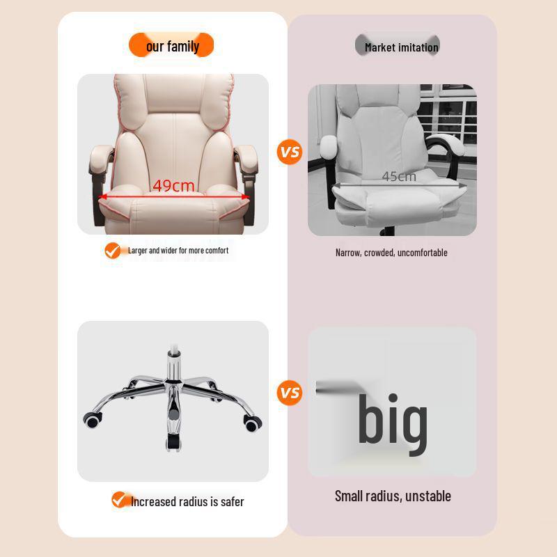 Comfortable Gaming Chair: Home Office Chair, Streaming Chair, Desk Chair for Girls