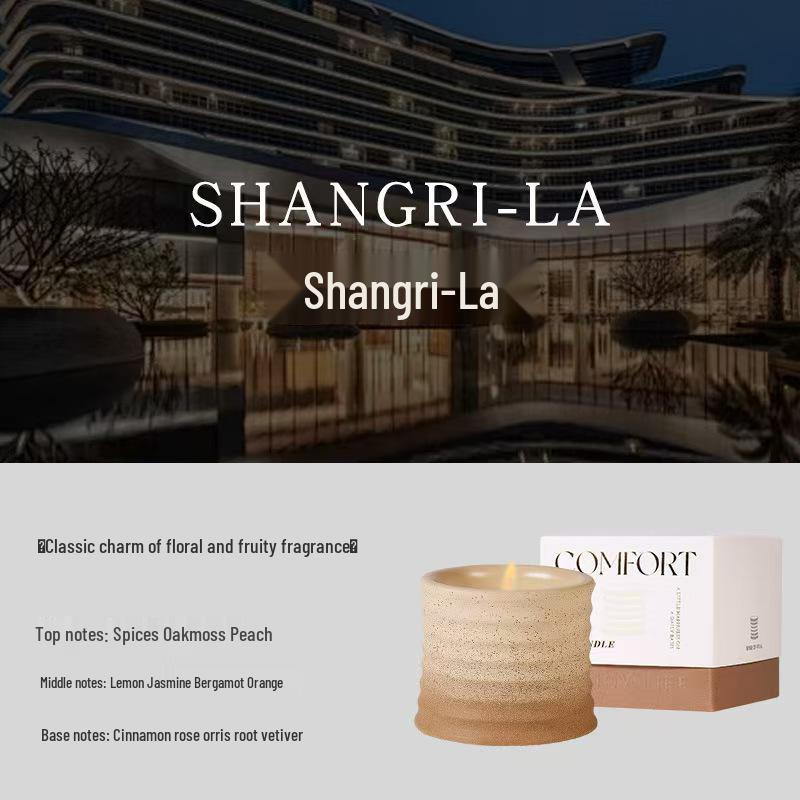 Creative Soy Wax Ceramic Aromatherapy Candle for Bedroom & Living Room