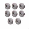 Silicone Chair Leg Caps for Noise Reduction and Floor Protection Transparent Square
