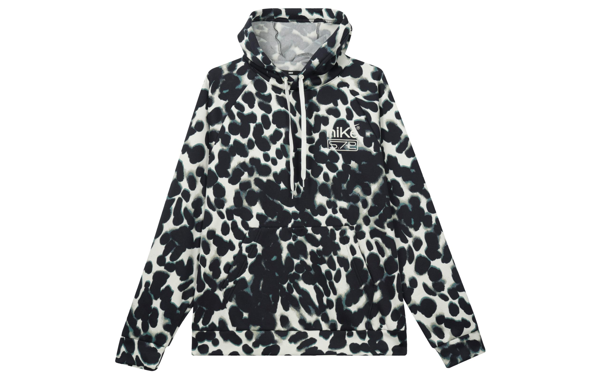 

Nike Therma FIT Studio 72 All Over Print Hooded Casual Fleece Lined Sweatshirt Men s Multicolor FN3324-020 M