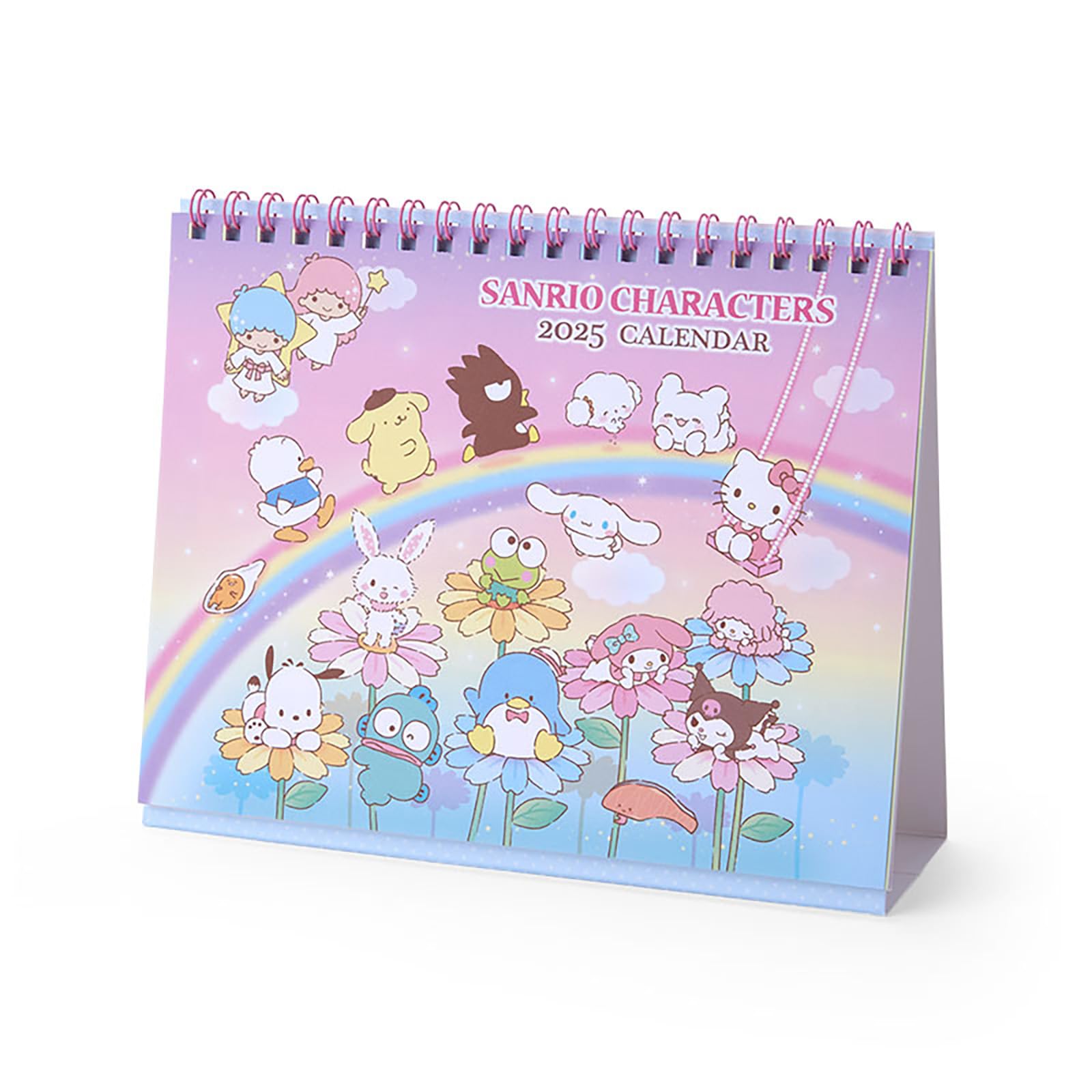 

Sanrio Ring Calendar 2025 Sanrio Characters Tabletop Schedule Sticker Included 451401