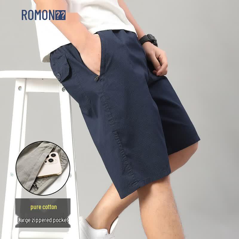 Romon Men s Pure Cotton Loose Casual Cargo Shorts 3XL