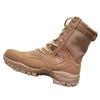 Ultra-Light Brown High-Top Waterproof Work Boots: Trendy, Wear-Resistant, Non-Slip for Mountaineering & Outdoor Use