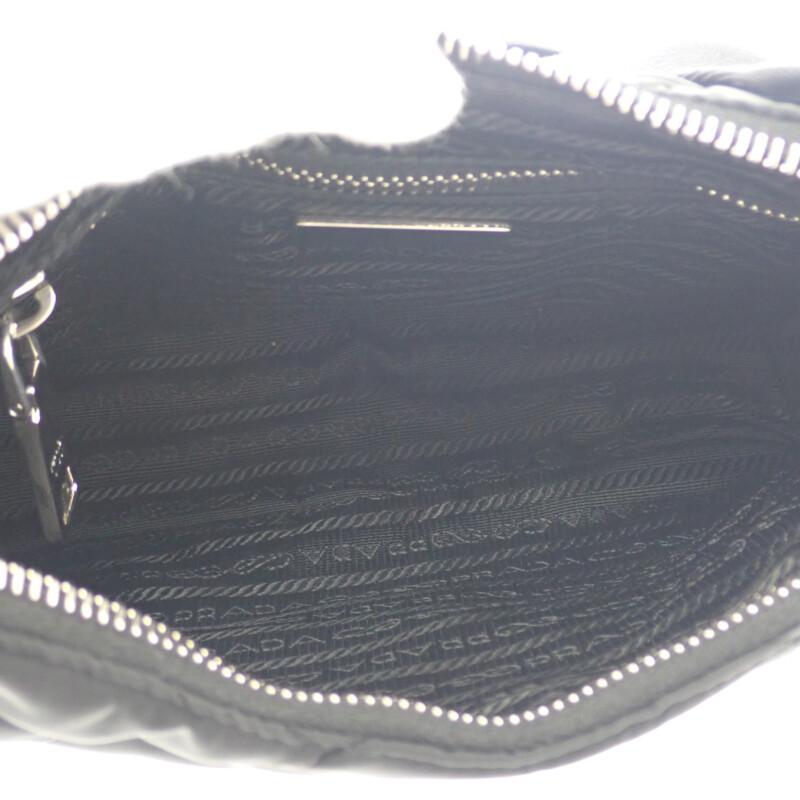 Prada 1BC151 Shoulder Bag Black Nylon Women