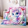 Fantasy Seahorse Home Customize Your Name Blankets Comfortable Soft Lightweight Allseason Multipurpose Blanket For Picnics Sofas Offices Beds Living