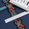 Colorful Floral Embroidered Lace for Clothing, Home Textiles, and Hair Accessories