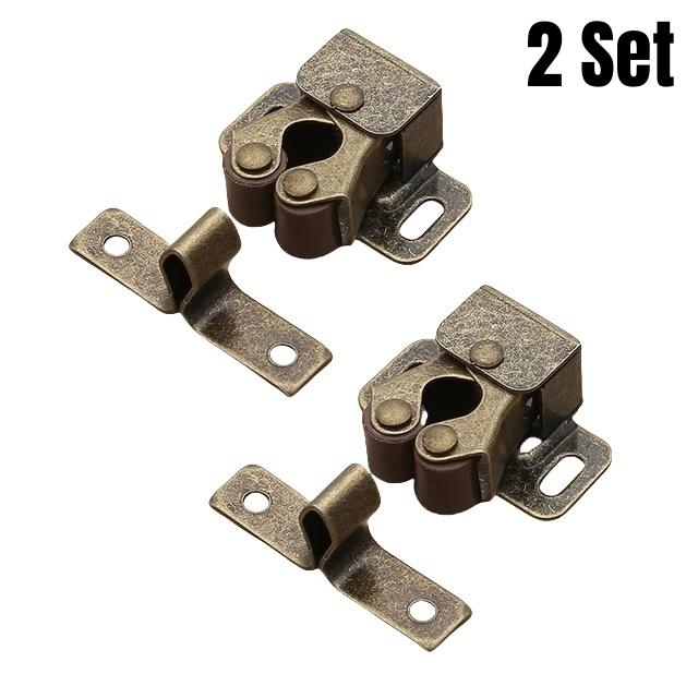 2-10pcs Press Magnet Cabinet Catches Door Stop Closer Stopper Damper Buffer For Wardrobe Hardware Furniture Fittings Accessories