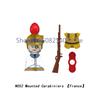 Medieval Military Soldier Figures Napoleon MOC Building Blocks Cavalry Weapons Shield Armor Cannon Militia Cowboy Toys Gift Z013