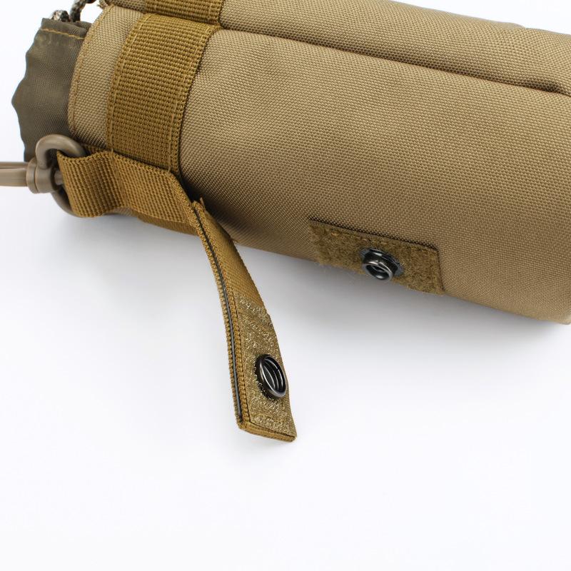 Geantă pentru sticlă de apă Militară în aer liber Camping Drumeții Suport pentru sticlă de apă cu șnur Husă multifuncțională pentru sticlă Rucsac de hidratare