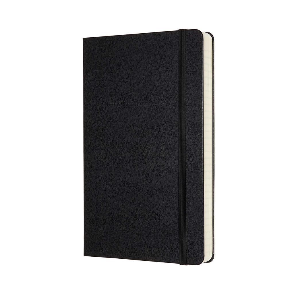 Moleskine Classic Expanded Notebook (400 pages), Hardcover, Horizontally Ruled, Large Size (13cm x 21cm), Black, QP060EXP