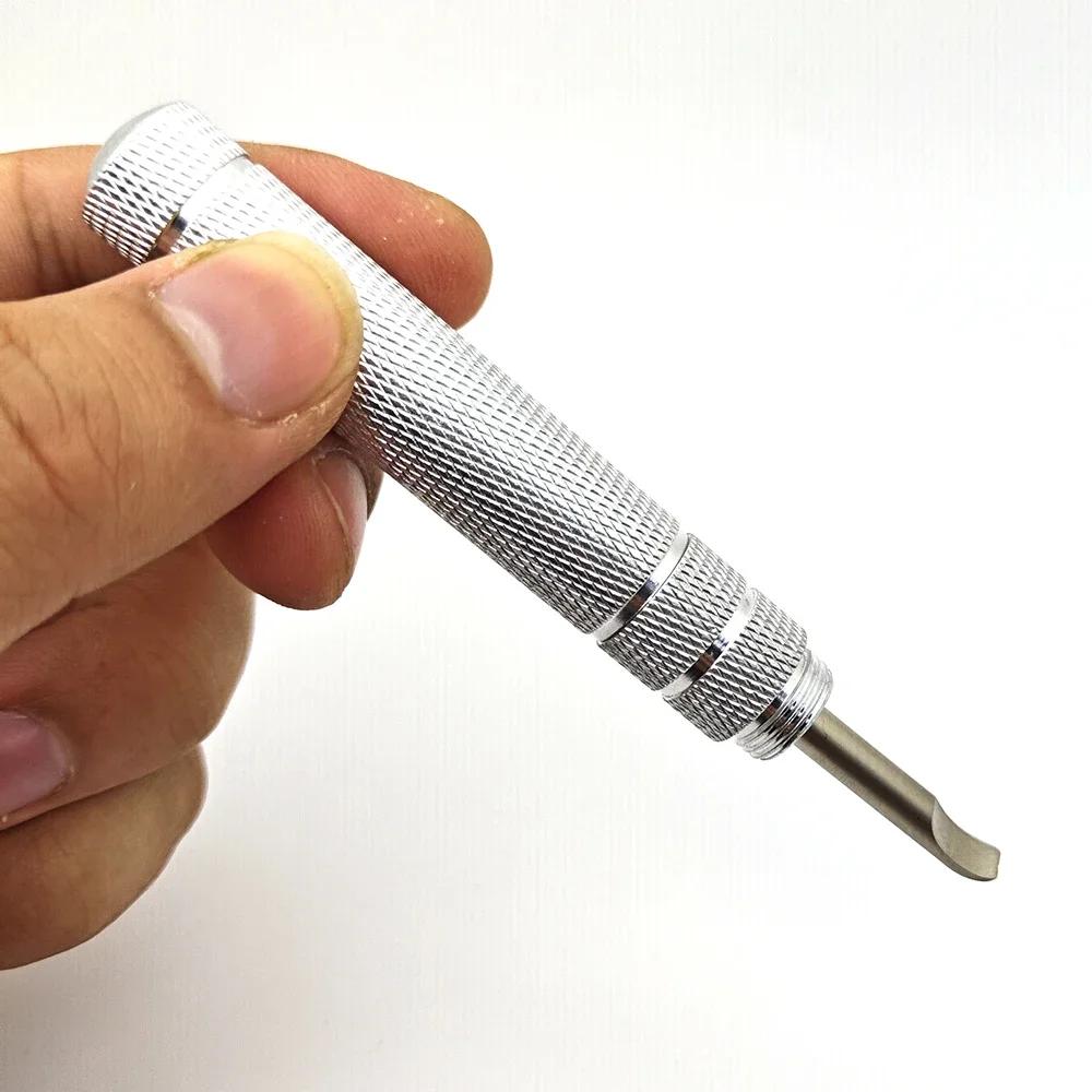 1 Stück Uhrenbodenöffner Messer Uhr Uhr Batteriewechsel Drücker Gehäusebodenentferner Hebelmesser Metall Reparaturwerkzeug