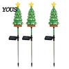 Holiday Landscape Enhancement Solar Christmas Tree Light, Powered Garden Stake Waterproof Lights LED Pathway Light for Outdoor Yard Patio Lawn