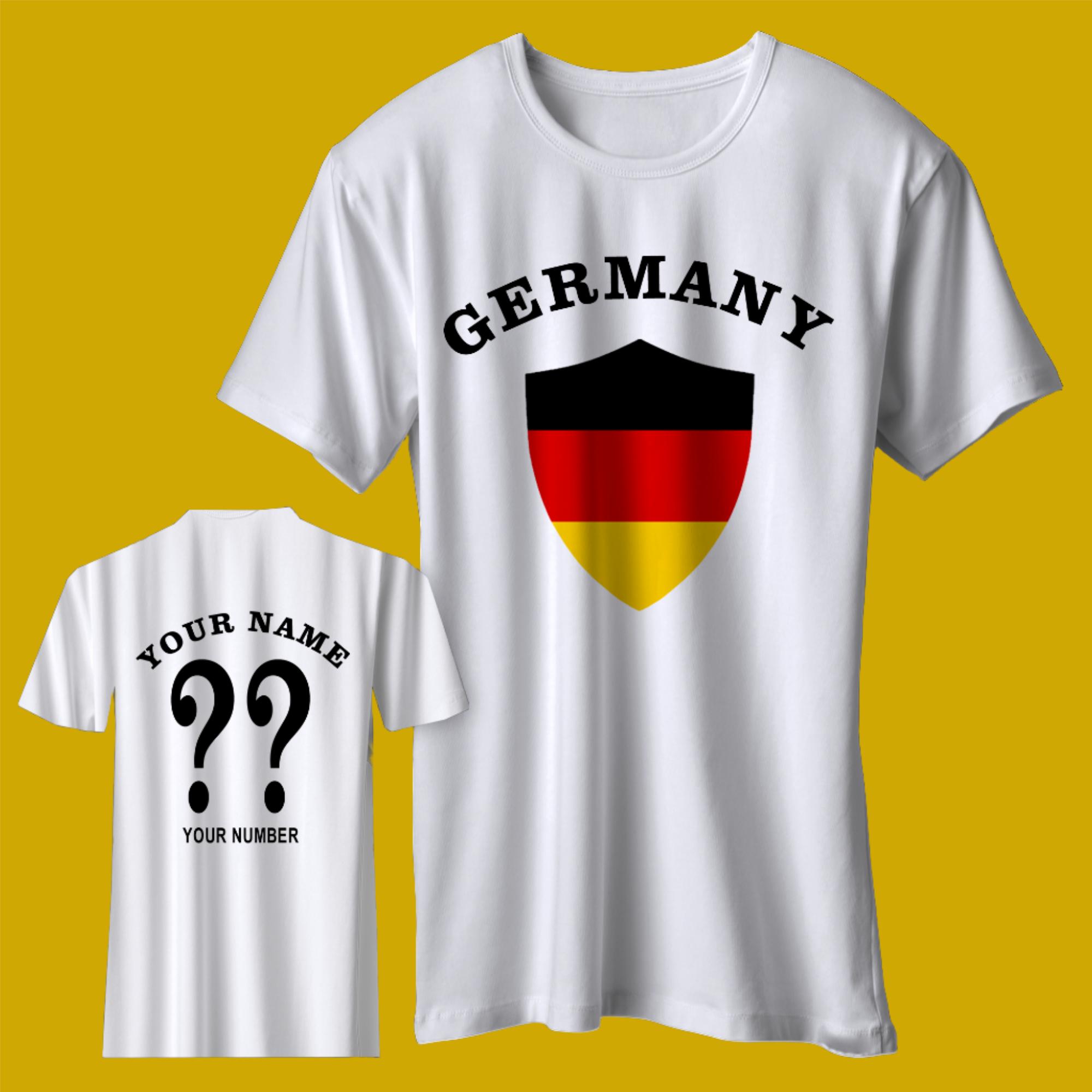 Personalised Germany Football Shirt with any Name & Number XL