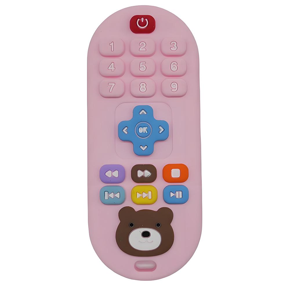 1/4pcs Children's Teething Remote Control Silicone Material Baby Teething Toys Simulation Remote Control Toys Teething Teether