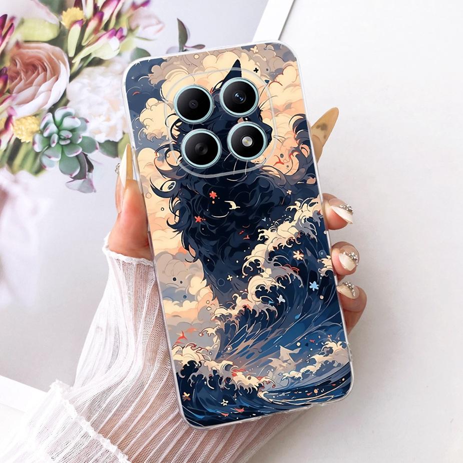 Für Xiaomi Redmi Note 15 Pro 4G Hülle Niedliche Katze Mode Bemalte Abdeckung Weiche Silikonhülle Für Redmi Note 15 Pro Plus Note15 5G Taschen