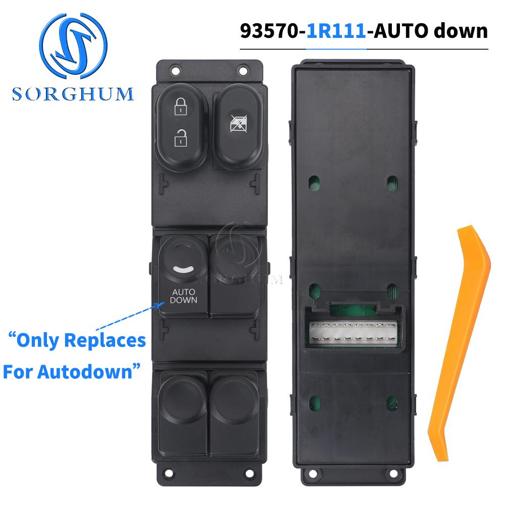 93570-1R211 93570-1R111 93570-1R101 Electric Power Master Window Switch LHD For Hyundai 2011-2017 Accent Solaris VERNA 2010-2016 -1R111-AUTO down