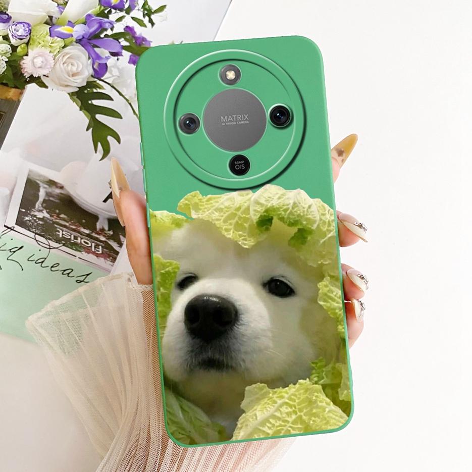 For Honor Magic 8 Lite Case Honor X9d MTN-NX1 Cute Dog Panda Cartoon Cover Silicone Case For Honor X70 X 70 HonorX9d Soft Fundas