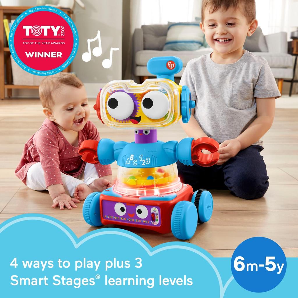 Fisher Price Spin and Kuru Kuru Learning Robot Months To 5 Years GTJ60 - Chase! [6 Old]