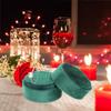 Oval Shape Three Ring Box Velvet Material Oval Jewelry Box Velvet Ring Box  Jewelry Storage