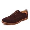 Men's Shoes Factory Direct Sales Casual Nubuck Leather Shoes Official-website British Mens Fashion Lace-up Shoes Office Sneakers