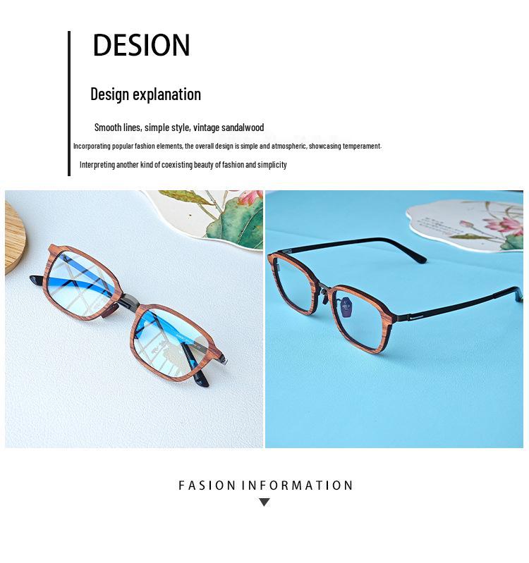 Summer Men's Retro Titanium Alloy Glasses - Light Luxury Eyewear Frame