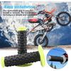 7/8" Dirt Bike Grip Rubber Anti-Slip Universal Motorcycle Grips Handlebar Racing Grip For Motocross Mini Bike Surron Light Bee X Grips KLX110 YZ450F